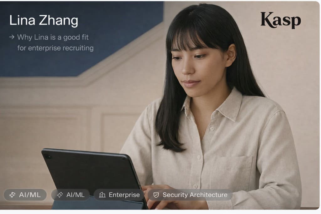 Enterprise recruiting brief interface
