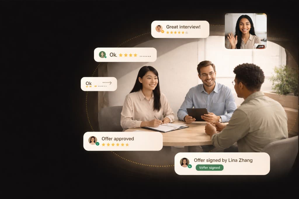 Interview coordination and offer management